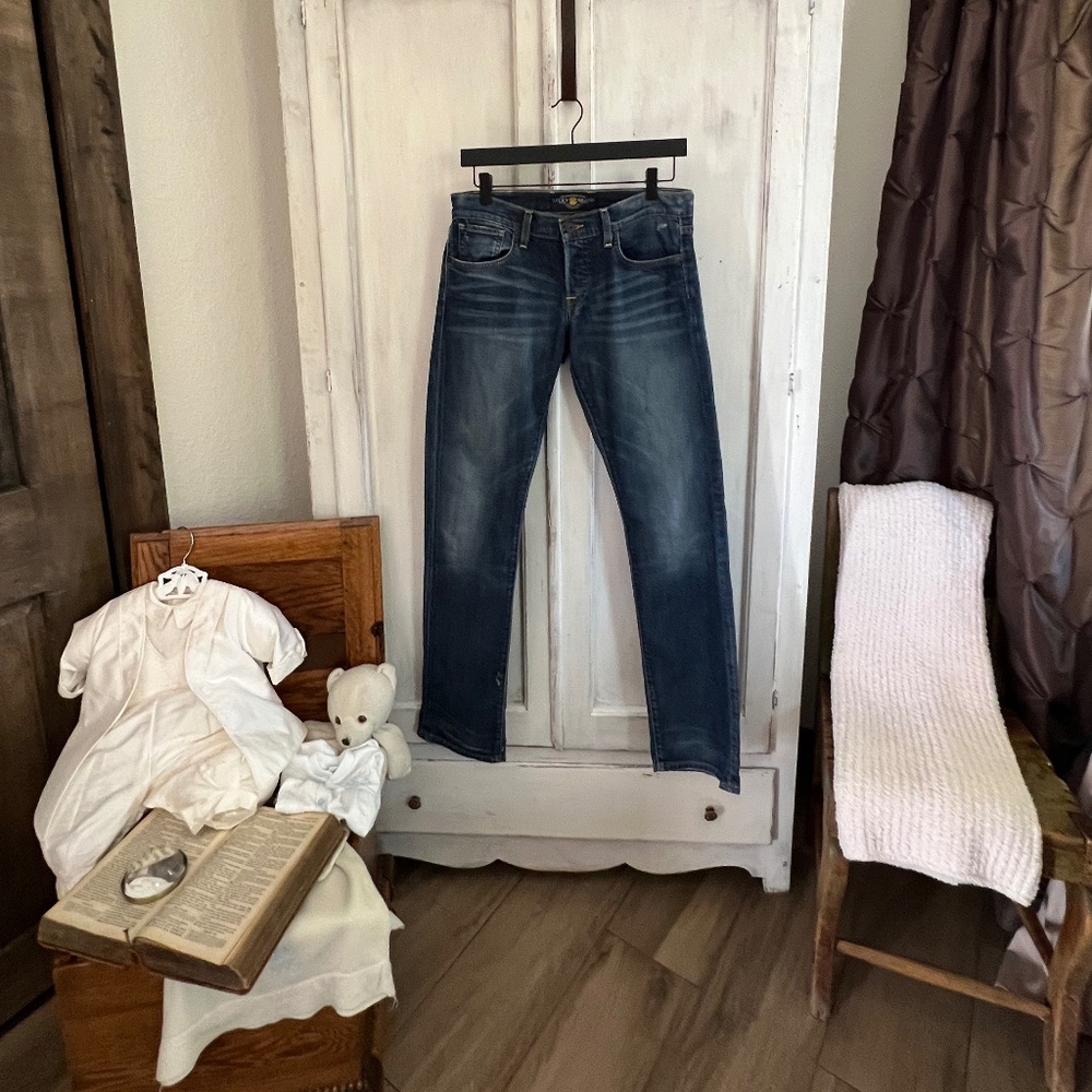 Lucky Brand Sienna Tomboy straight leg button fly jeans, size 27